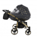 Junama Glow Duo 05 Black Gold Dvīņu Ratiņi 2in1