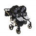 Junama Glow Duo 05 Black Gold Dvīņu Ratiņi 2in1