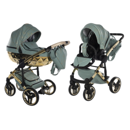 Junama Heart 03 Green gold Детская Коляска 2in1 Junama Heart 03 Green gold Детская Коляска 2in1