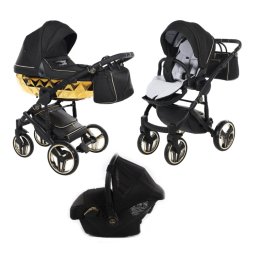 Junama Mirror Col.02 Black gold Детская Коляска 3 в 1 Junama Mirror Col.02 Black gold Детская Коляска 3 в 1