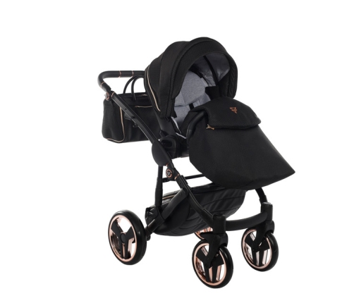 Junama Mirror Satin Col.02 Satin rose gold Детская Коляска 2 в 1