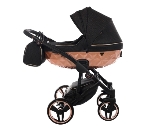 Junama Mirror Satin Col.02 Satin rose gold Детская Коляска 2 в 1