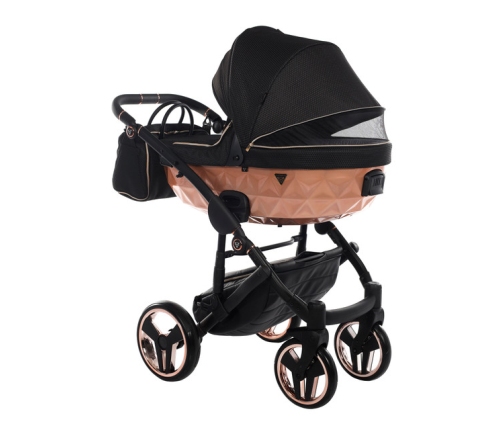 Junama Mirror Satin Col.02 Satin rose gold Детская Коляска 2 в 1