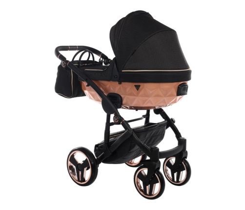Junama Mirror Satin Col.02 Satin rose gold Детская Коляска 2 в 1