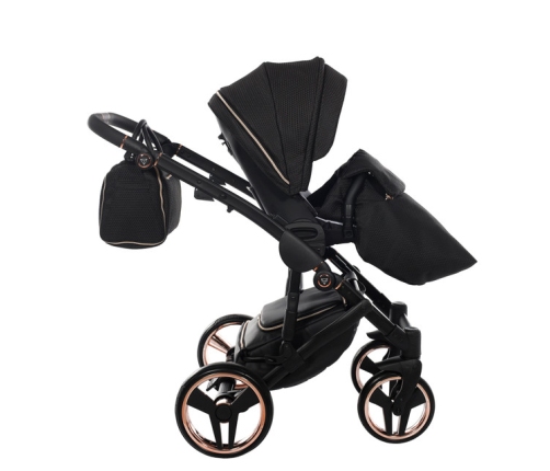 Junama Mirror Satin Col.02 Satin rose gold Детская Коляска 2 в 1