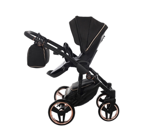Junama Mirror Satin Col.02 Satin rose gold Детская Коляска 2 в 1