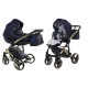 Junama Saphire Col.01 Navy Blue Bērnu Ratiņi 2in1