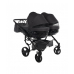 Junama Saphire Duo 03 Black Dvīņu Ratiņi 2in1