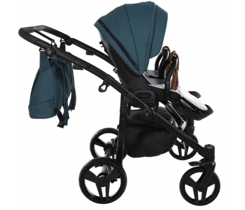 Junama Space Duo 03 Blue Коляска для двойняшек 2in1