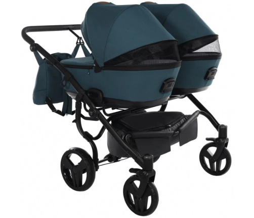 Junama Space Duo 03 Blue Коляска для двойняшек 2in1