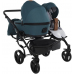 Junama Space Duo 03 Blue Коляска для двойняшек 2in1