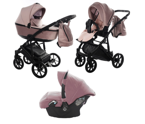 Junama Space Velur 02 Pink Детская Коляска 3in1