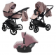 Junama Space Velur 02 Pink Детская Коляска 3in1