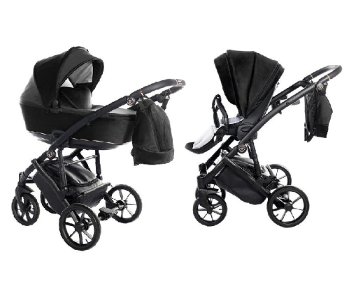 Junama Space Velur 03 Black Детская Коляска 2in1