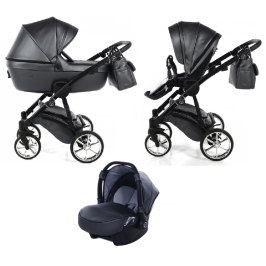 Junama Termo Line Eco 02 Black Bērnu Ratiņi 3in1 Junama Termo Line Eco 02 Black Bērnu Ratiņi 3in1