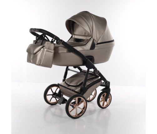 Junama Termo Line Eco 03 Beige Bērnu Ratiņi 3in1