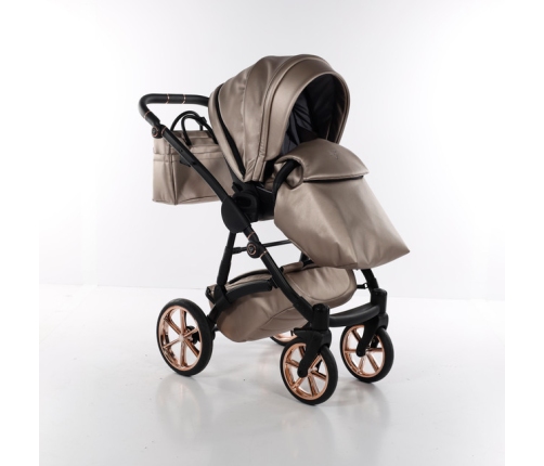 Junama Termo Line Eco 03 Beige Bērnu Ratiņi 3in1