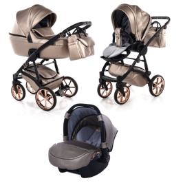 Junama Termo Line Eco 03 Beige Bērnu Ratiņi 3in1 Junama Termo Line Eco 03 Beige Bērnu Ratiņi 3in1