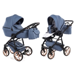 Junama Termo Line Tex 04 Blue Bērnu Ratiņi 2in1 Junama Termo Line Tex 04 Blue Bērnu Ratiņi 2in1