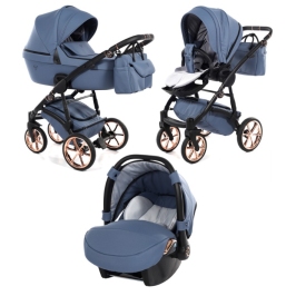 Junama Termo Line Tex 04 Blue Детская Коляска 3in1 Junama Termo Line Tex 04 Blue Детская Коляска 3in1