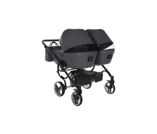 Junama Termo Line Tex Duo 02 Graphite grey Dvīņu Ratiņi 3in1