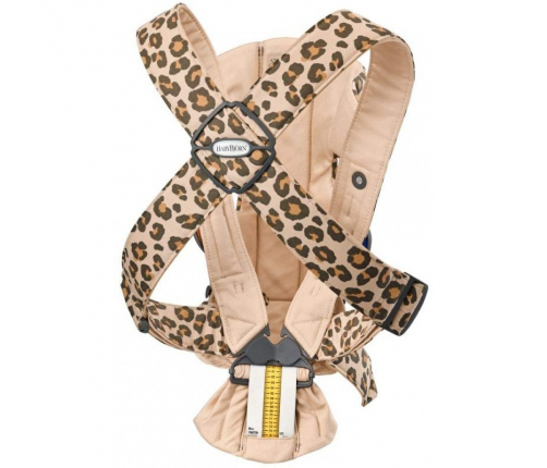 Ķengursoma BabyBjorn Baby Carrier Mini Cotton Beige leopard 021075