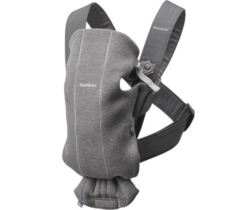 Ķengursoma BabyBjorn Mini Baby Carrier 3D Jersey Dark grey 21084