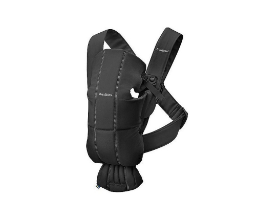 Кенгуру BabyBjorn Baby Carrier Mini Cotton Black 021056