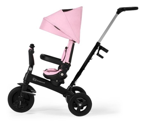 Kinderkraft Twipper Pink 5in1 Детский трехколесный велосипед