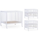 Koka manēža sētiņa Childhome Playpen 97 Wood White