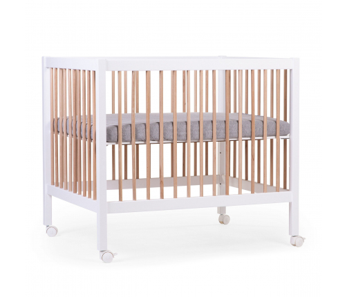 Koka manēža sētiņa Childhome Playpen 97 Wood White Natural