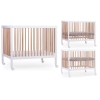 Koka manēža sētiņa Childhome Playpen 97 Wood White Natural