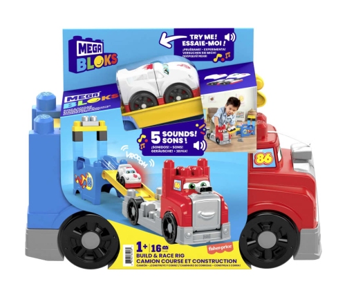 Konstruktors Fisher Price Mega Bloks Build & Race Rig FVJ01