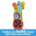 Конструктор Сенсорный 30 шт. Fisher Price Mega Bloks Move N Groove Caterpillar HKN44