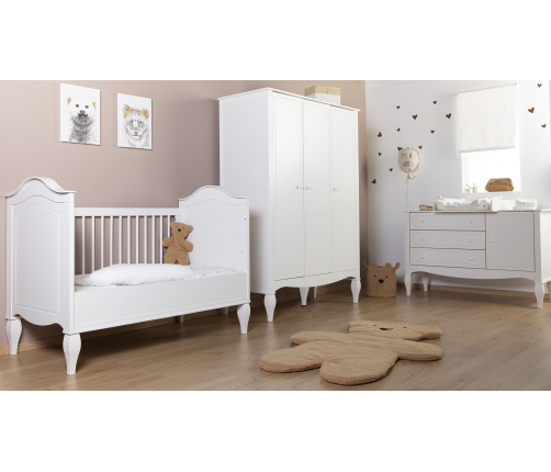 Комод c пеленальным столиком Childhome Romantic White