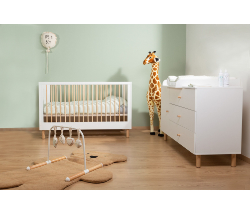 Kumode ar pārtinamo galdiņu Childhome Wonder White