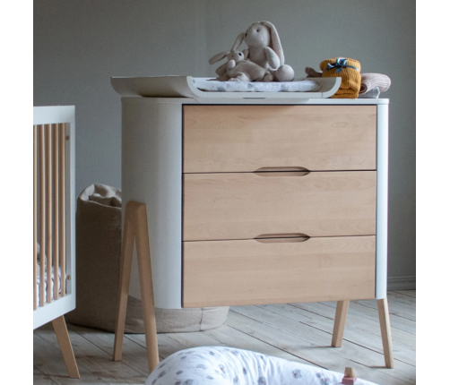 Комод TROLL Torsten White Wax DRS-TR0600