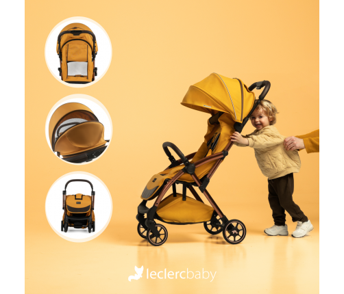 Leclerc Baby Influencer AIR 2023 Golden Mustard Прогулочная Коляска