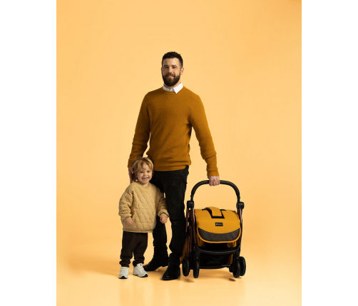 Leclerc Baby Influencer AIR 2023 Golden Mustard Прогулочная Коляска