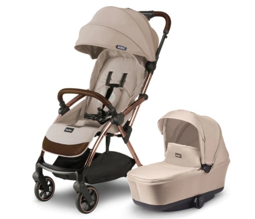 Leclerc Baby Influencer Sand Chocolate Bērnu Ratiņi 2in1