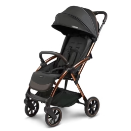 Leclerc Baby Influencer XL Black Brown Pastaigu Ratiņi