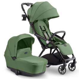 Leclerc Baby Magic Fold Plus Green Bērnu Ratiņi 2in1 Leclerc Baby Magic Fold Plus Green Bērnu Ratiņi 2in1