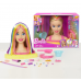 Голова куклы для стилизации Barbie Blonde Rainbow Hair HMD78