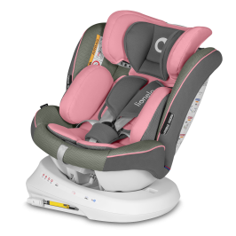 Lionelo Bastiaan One 360 Pink Baby Bērnu Autokrēsls 0-36 kg