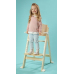 Lionelo Floris Grey Natural White Стульчик для кормления 3 в 1