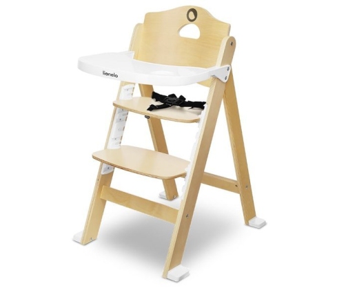 Lionelo Floris Grey Natural White Стульчик для кормления 3 в 1