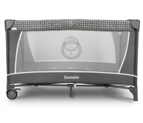 Lionelo FLOWER Grey Scandi 2in1 Ceļojumu Gultiņa