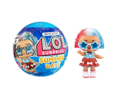 LOL MGA Surprise Summer DayZ Jubilee Doll with 7 Surprises Pārsteiguma lelle