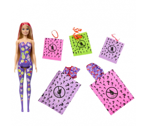 Mattel Barbie Color Reveal Sweet Fruit Series кукла HJX49