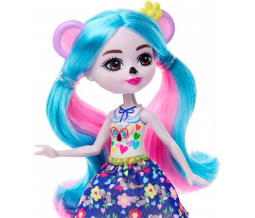 Mattel Enchantimals Glam Party Karalee Koala Family HNT61 Lelle ar dzīvnieku